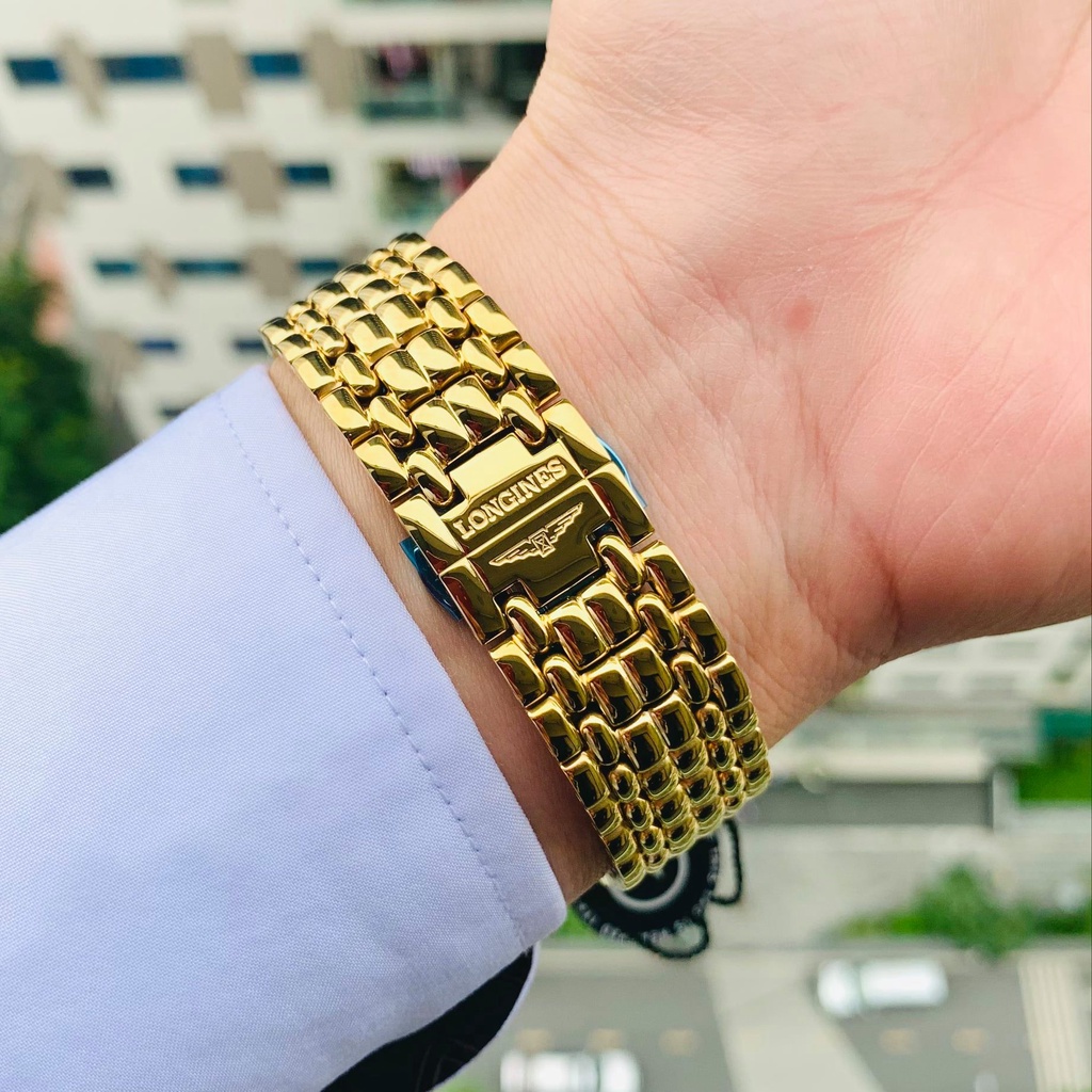 Đồng hồ nam chính hãng Longines Presence Automatic L4.921.2.18.8 - Máy cơ tự động - Kính Sapphire