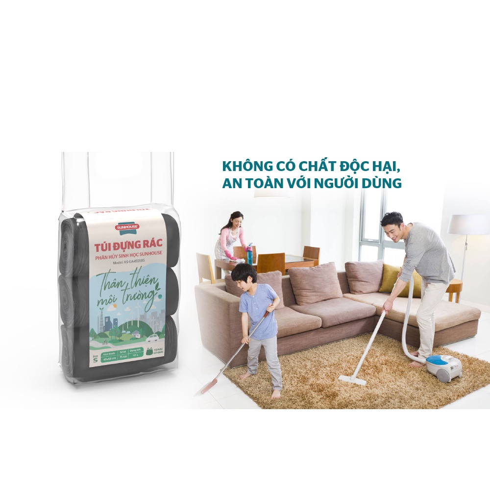 Túi đựng rác phân hủy sinh học SUNHOUSE