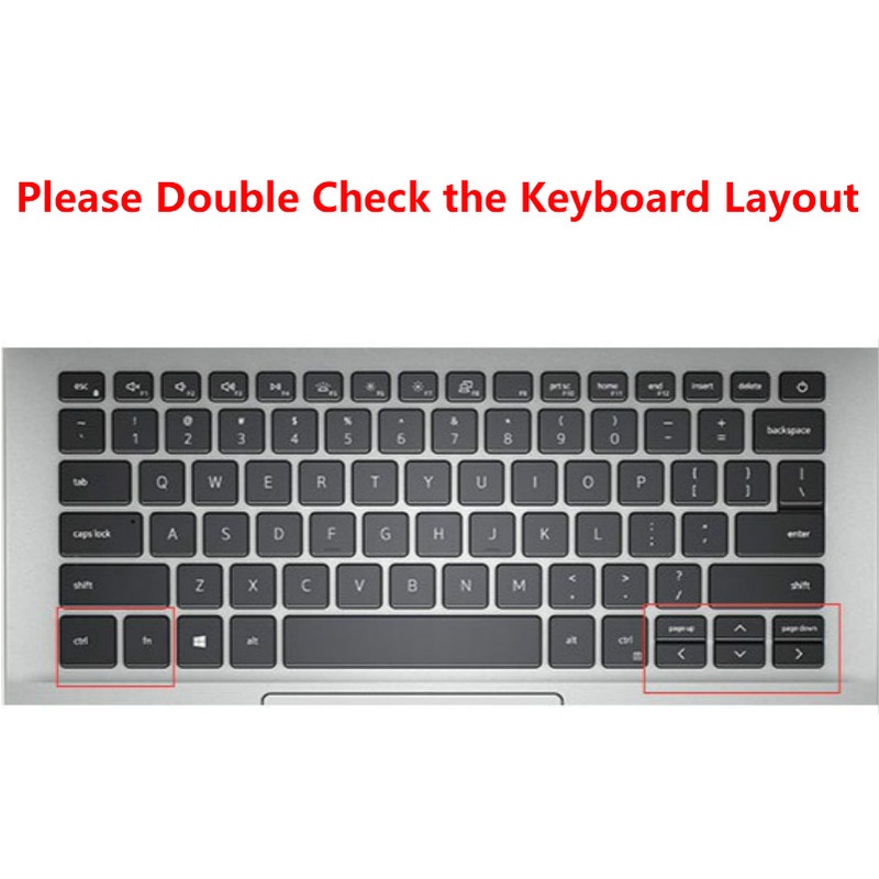 Miếng bọc bàn phím silicon siêu mỏng mới cho Dell Inspiron 5390 13.3 Inch