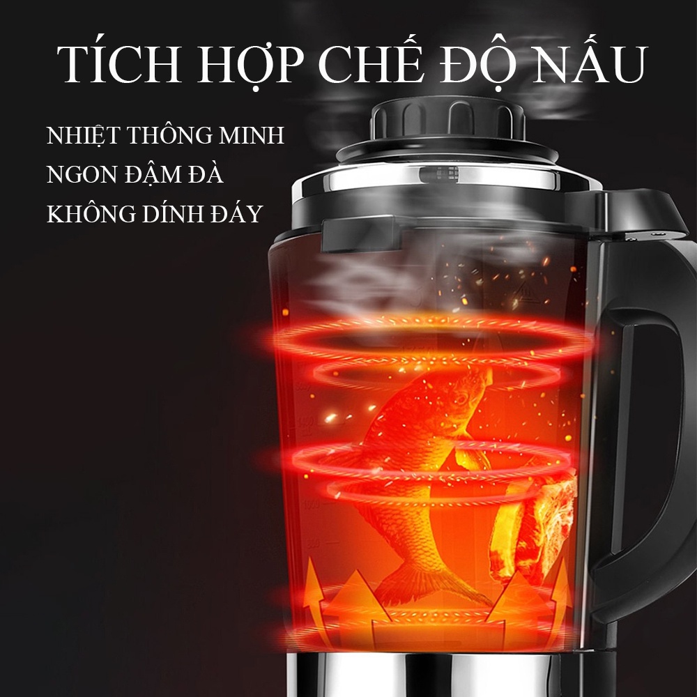 Máy làm sữa hạt , máy xay nấu sữa hạt 15 chế độ , hẹn giờ thông minh , công suất 1800w dung tích 1.8L. Bảo hành 2 năm