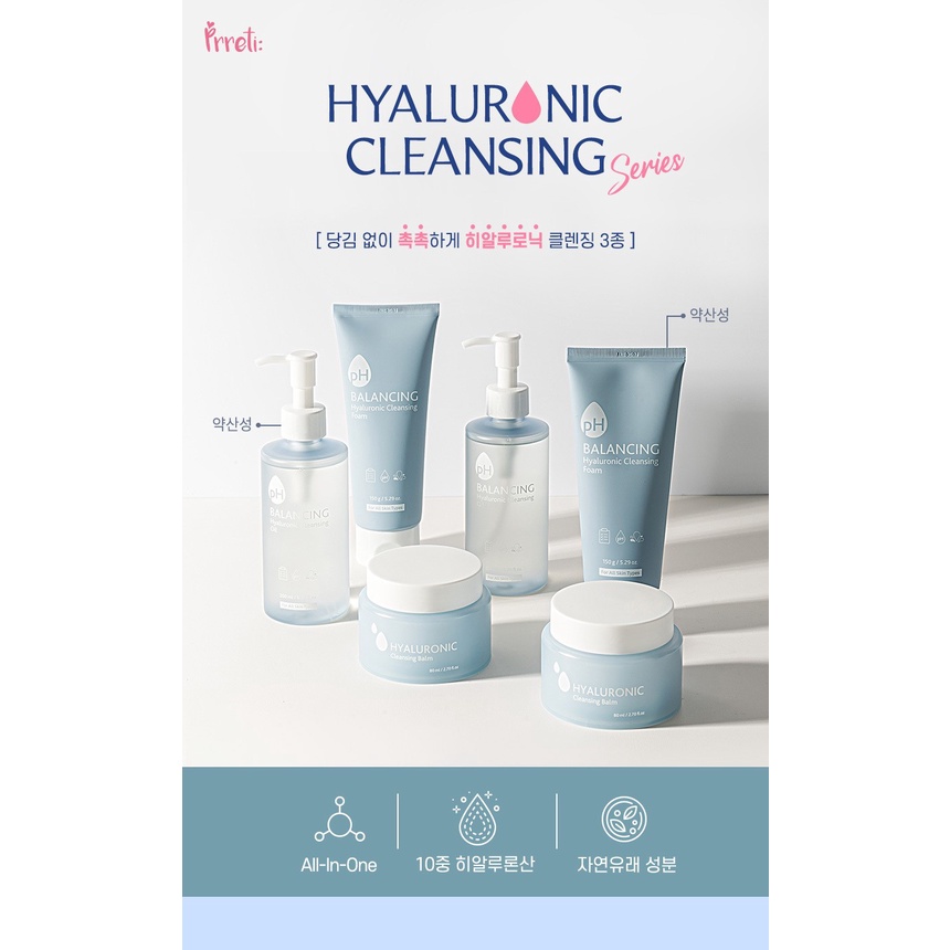 SÁP TẨY TRANG DƯỠNG ẨM PRRETI HYALURONIC CLEANSING BALM