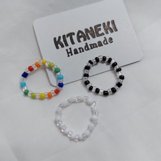 Nhẫn hạt cườm handmade