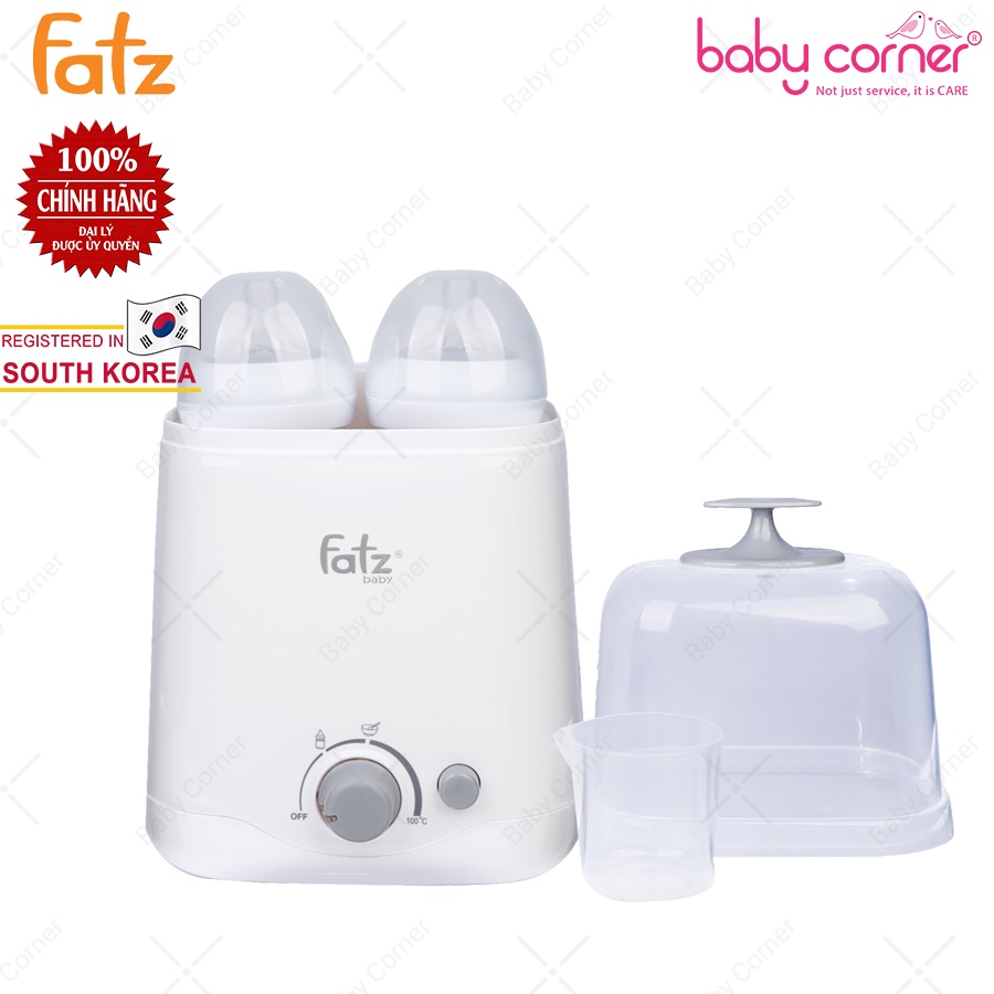 Máy Hâm Sữa 2 Bình Cổ Rộng Dou 1 Fatz Baby FB3012SL