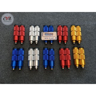 SIÊU RẺ - Gù chống đổ nhôm CNC - gù chống đổ sau kiêm gác chân CNC - ex150 , winner...v.v...