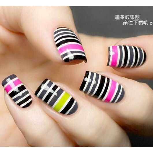 [Hàng mới về] Set 3 miếng dán sơn móng tay thiết kế chuyên dụng