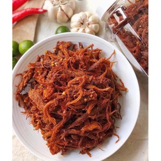 KHÔ BÒ SỢI LON 300GRAM