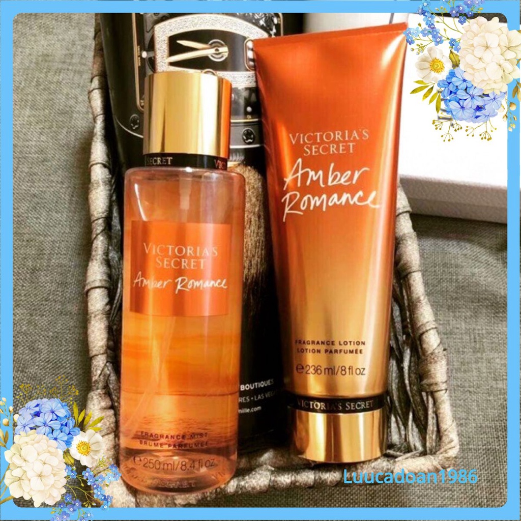 AMBER ROMANCE _Xịt Thơm Body Mist Victoria’s Secret