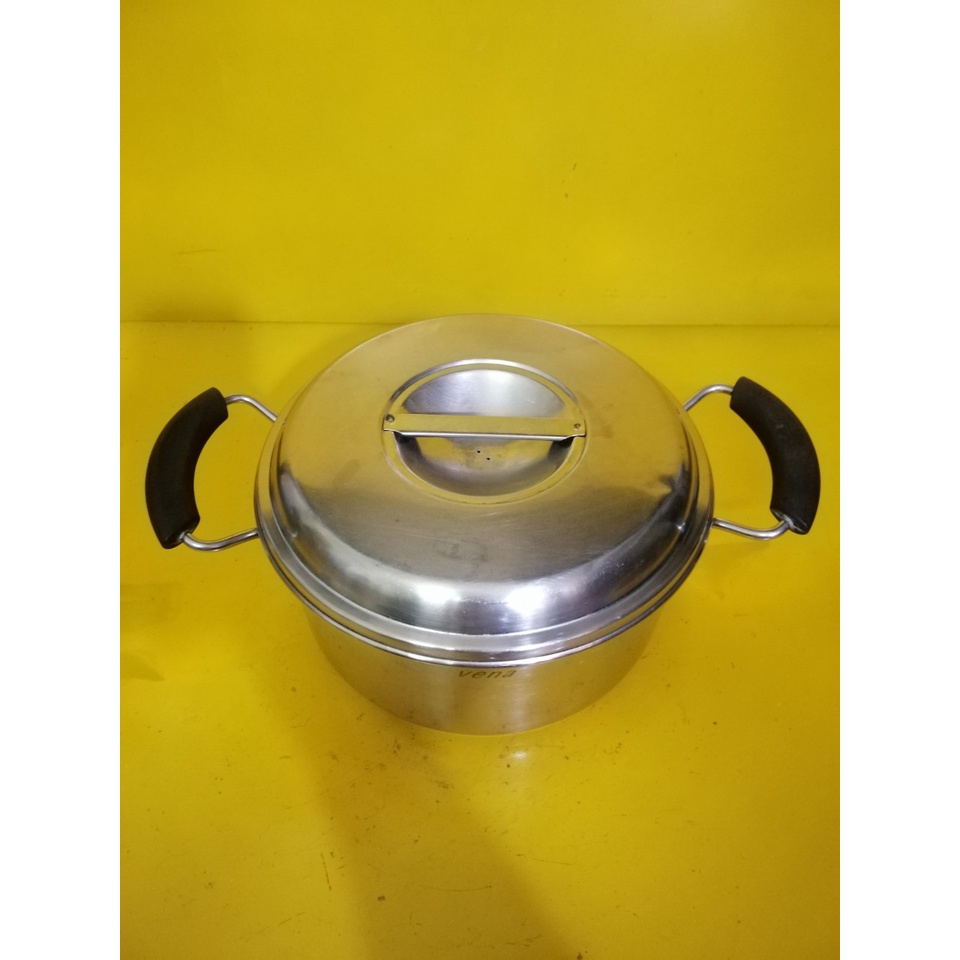Nồi inox nội địa Nhật, size 23m, cao 11cm (mã 663), Dùng được bếp từ