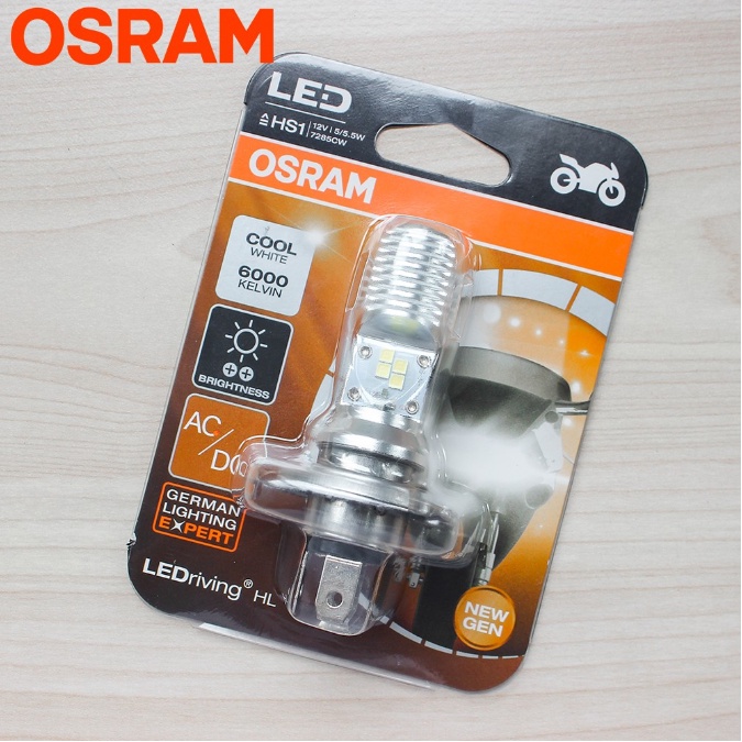Bóng đèn LED OSRAM tăng sáng trắng HS1 Air Blade, Wave RS, Sirius, Vision, Future