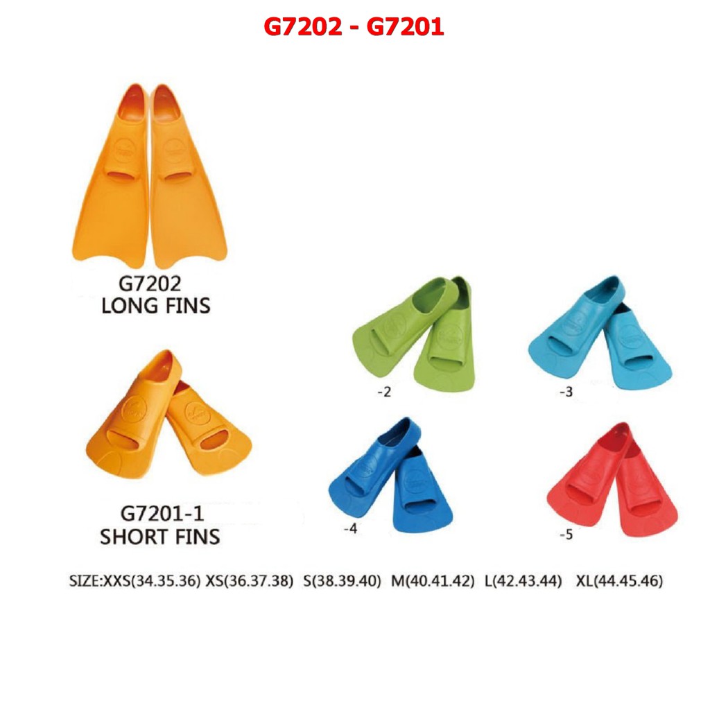 Chân nhái - chân vịt bơi chính hãng Yingfa G7201 - G7202