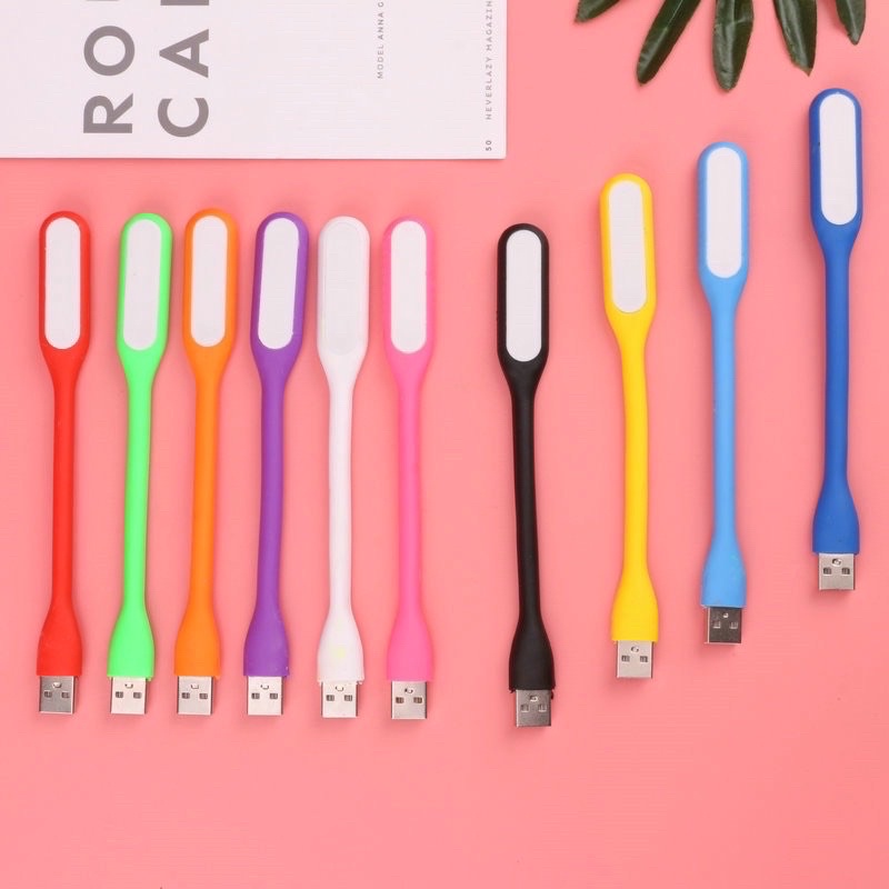 Đèn LED USB Dẻo Siêu Sáng Tiện Dụng Cắm Máy Tính Laptop Trợ Sáng, Sạc Dự Phòng Nhiều Màu Ánh Sáng Dịu Nhẹ