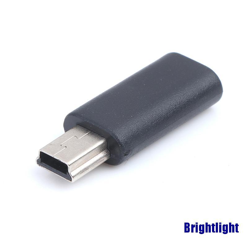 Đầu Chuyển Đổi Micro Usb Female Sang Mini Usb Male Màu Đen