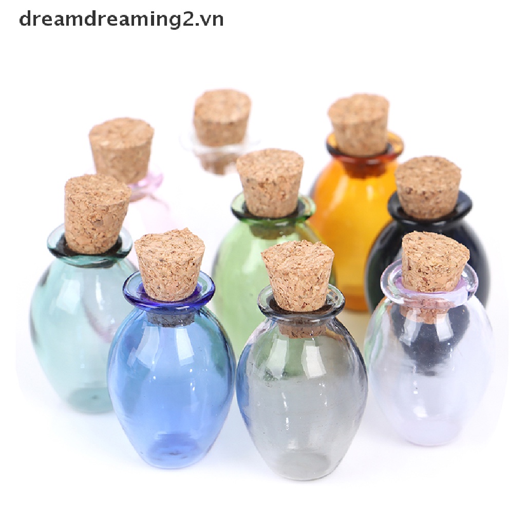 Bộ 2 Lọ Thủy Tinh mini Tỉ Lệ 1: 12 Dành Cho Búp Bê