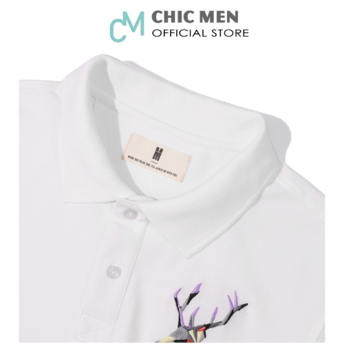Áo Polo nam cổ bẻ, vải cá sấu CVC, Form regular, cá tính, DEERUS - DEAR CHICMEN-HOLIC - CHICMEN