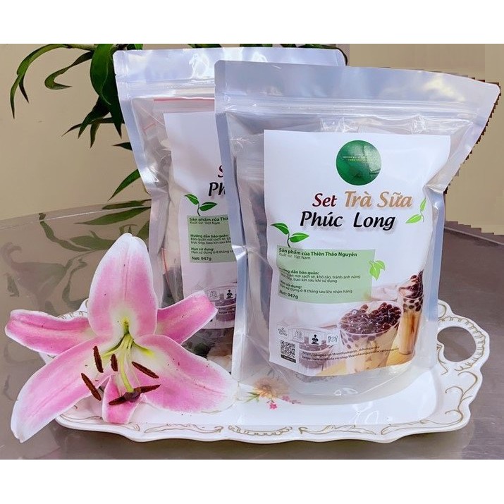 SET NGUYÊN LIỆU PHA TRÀ SỮA PHÚC LONG, THÁI ĐỎ, THÁI XANH (30-35 LY) BẾP THIÊN THẢO NGUYÊN