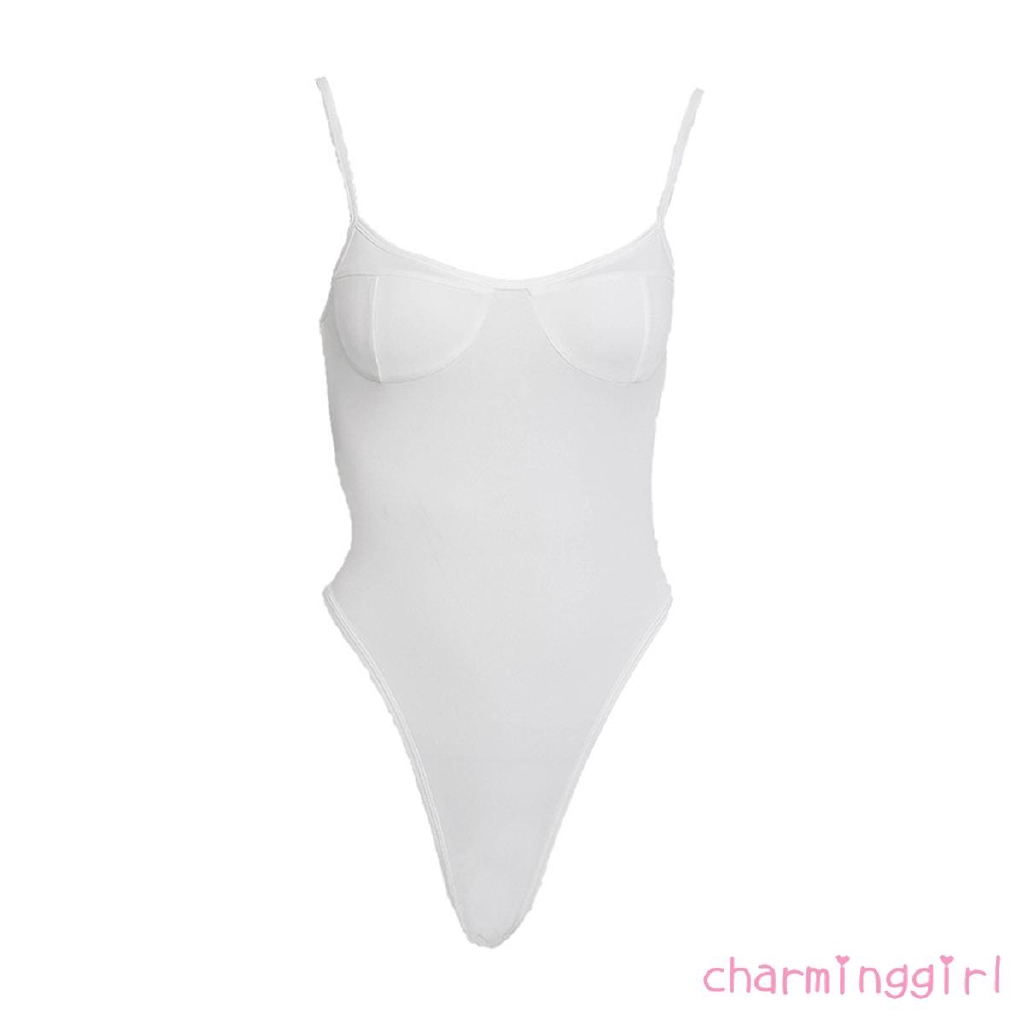 Áo liền quần màu trơn dáng ôm quyến rũ trẻ trung cho nữ