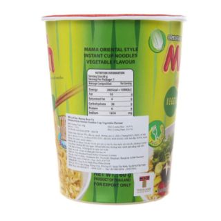 Mì ly Mama các vị hộp 60g