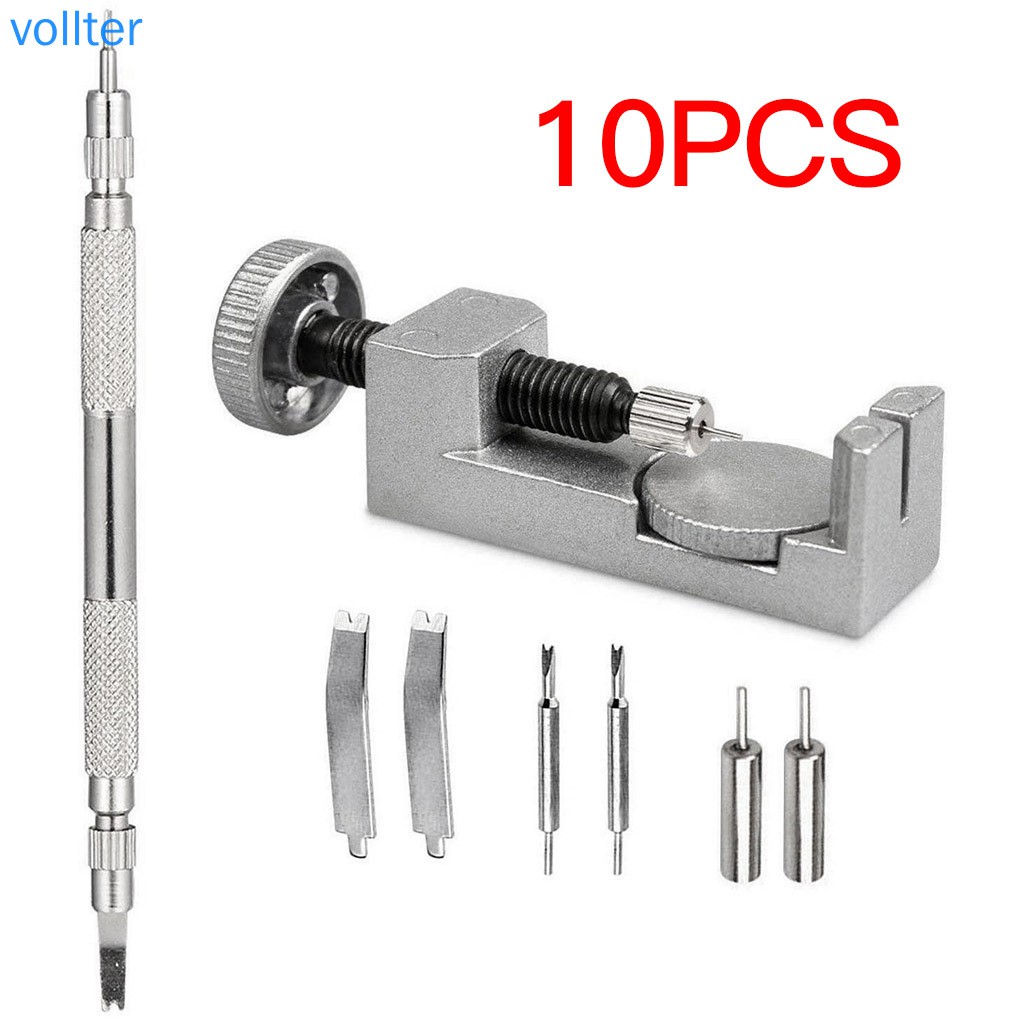 Set 10 Dụng Cụ Sửa Dây Đồng Hồ Đeo Tay Chuyên Dụng