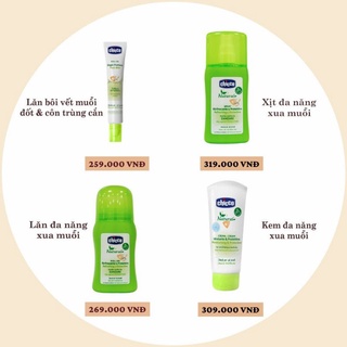 Kem xua/đuổi muỗi và Dưỡng Da Chicco Đa Năng