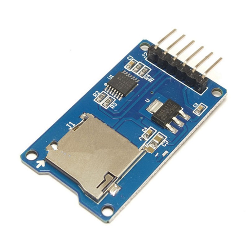 Micro SD Card Mini TF Card Reader Module Giao diện SPI với Chip chuyển đổi mức cho Arduino