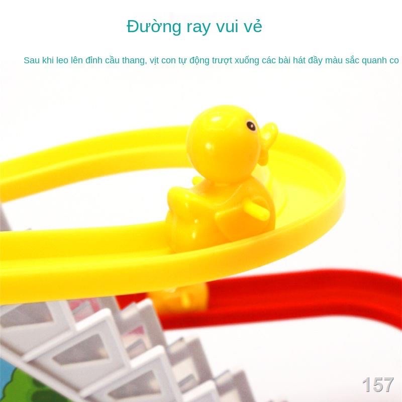 [FREE SHIP] Đồ Chơi Cầu Trượt Vịt Vàng Leo Thang Phát Nhạc Cực Vui Tai Cho Bé Yêu