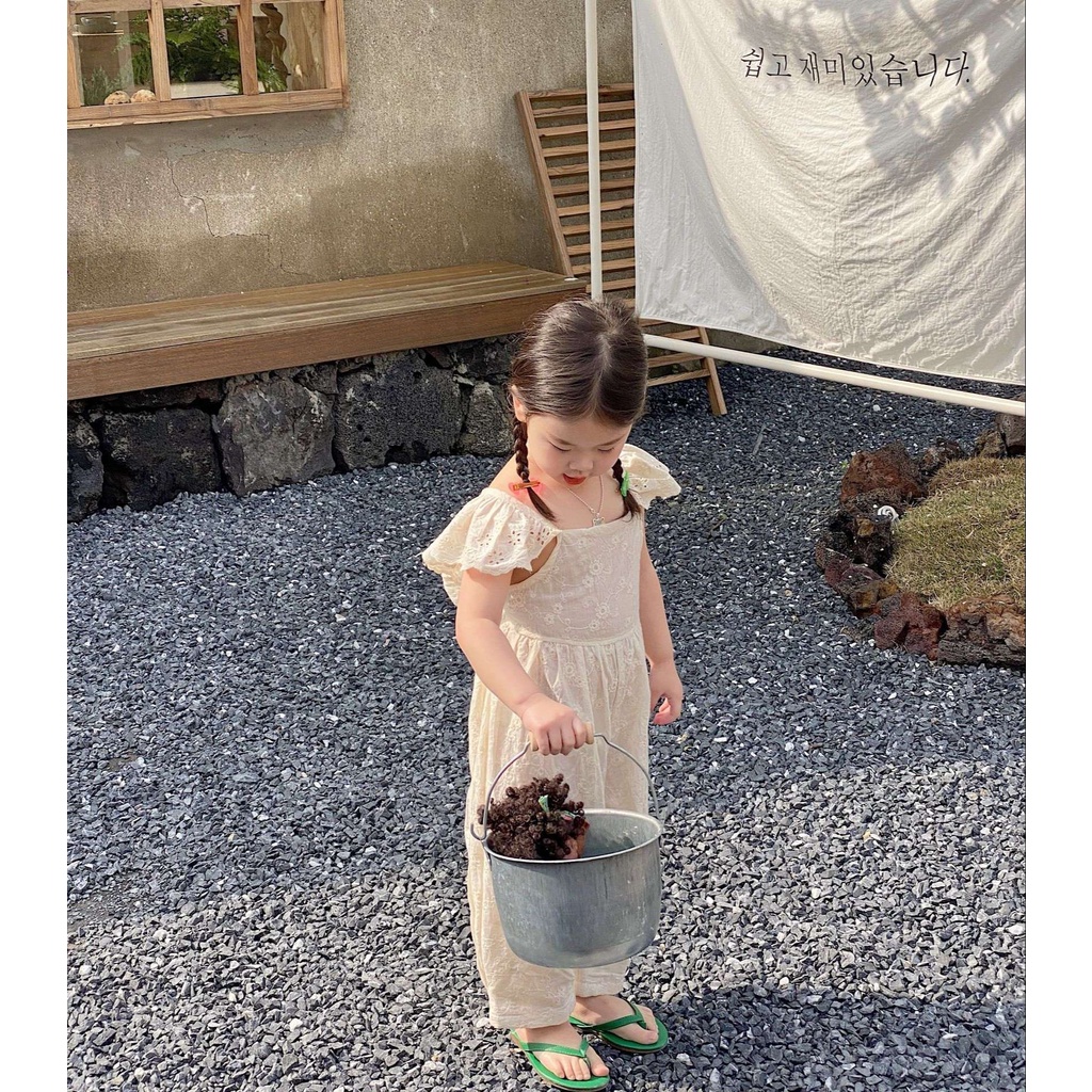 Jum cánh tiên cột nơ sau cho bé V15