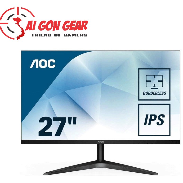 Màn hình AOC 27B1H/74 (27 inch/FHD/IPS/250cd/m²/HDMI+VGA/60Hz/5ms)
