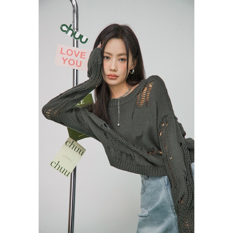 Porozi  Áo sweater  dệt kim tay dài phong cách thời trang Hàn Quốc tùy chọn màu sắc cho nữ