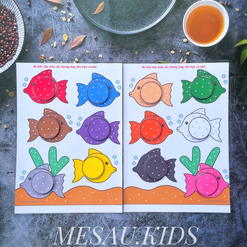 Học Liệu Bóc Dán Montessori MESAUKIDS Đồ Chơi Giáo Dục Nhiều Chủ Đề Đồ Chơi Phát Triển Trí Tuệ Thông Minh Cho Bé
