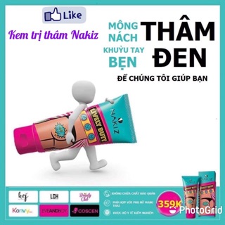 NAKIZ Kem giảm thâm & mụn vùng MÔNG / LƯNG / BẸN /KHUỶ TAY/ ĐẦU GỐI