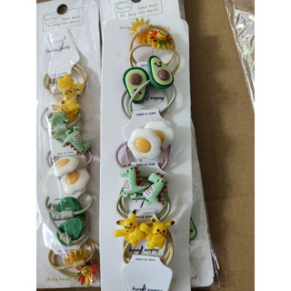 Set 10 dây cột tóc dễ thương cho bé gái