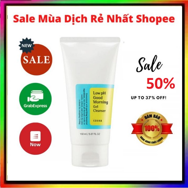 Sữa Rửa Mặt Cosrx Low PH Good Morning Gel Cleanser Dạng Gel Chiết Từ Dầu Cây Trà