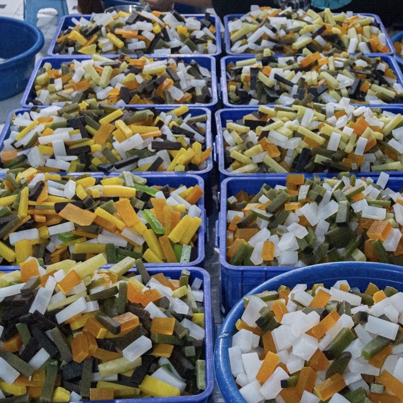 Vụn xà bông Sinh Dược - combo mini vụn xà phòng (hộp 500gr -1kg) tặng kèm 2 túi lưới