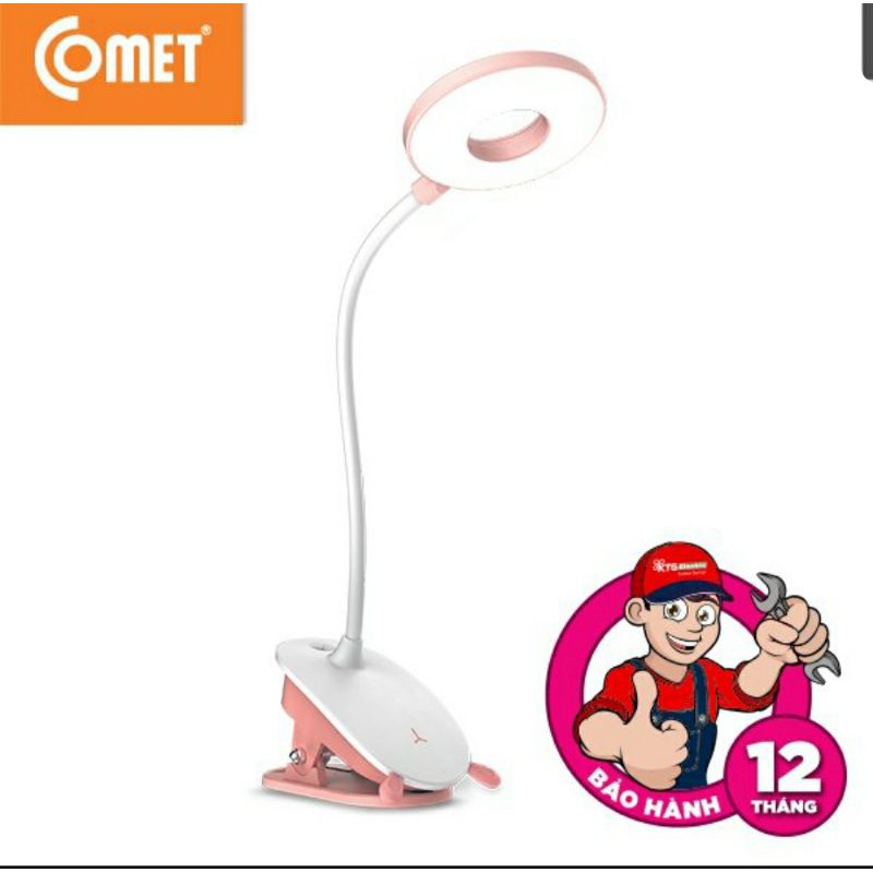 Đèn bàn sạc led Comet CT174 màu hồng