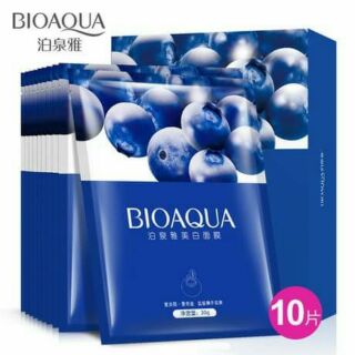 10 miếng mặt nạ việt quất của bioaqua.