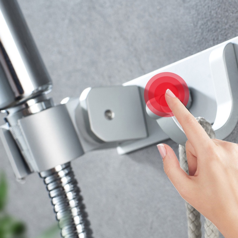 Tak Giá Đỡ Đầu Vòi Hoa Sen Sáng Tạo Có Móc Treo Đồ Lưu Trữ Không Dễ Rơi Tiết Kiệm Không Gian Phù Hợp Cho Vari