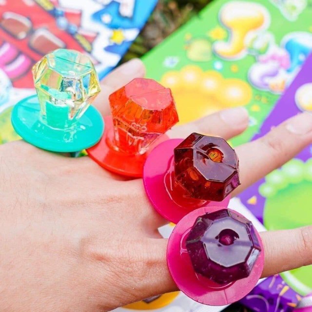 Kẹo hình nhẫn vị hoa quả Yakin diamond ring candy 10g - Hàng nội địa Nhật