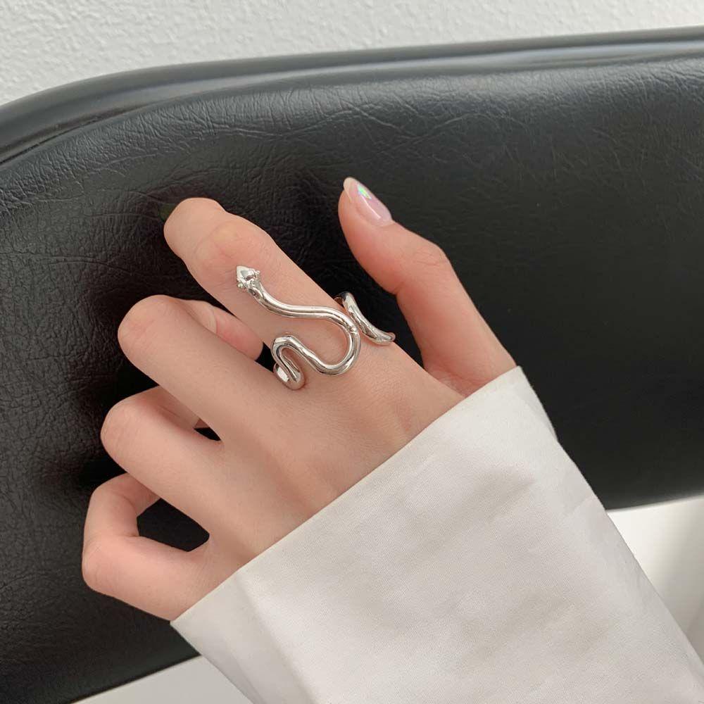 Nhẫn Hở Đính Đá Phong Cách Hàn Quốc Cho Nữ