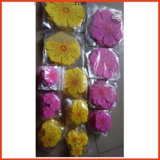 Bộ hoa mai đào xốp trang trí