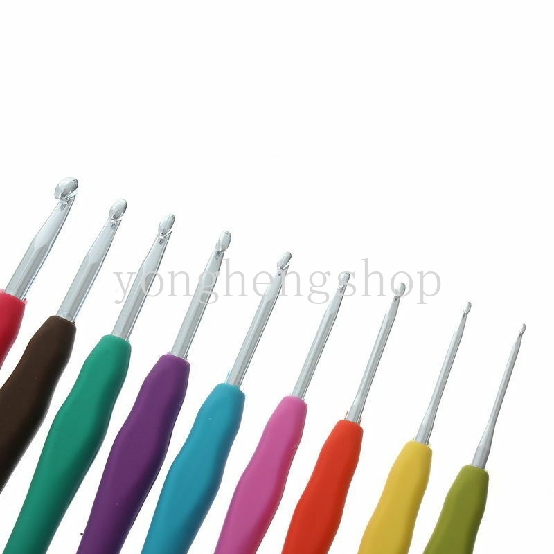 Set 9 Kim Móc Len Bằng Nhôm Với Tay Cầm Mềm Mại