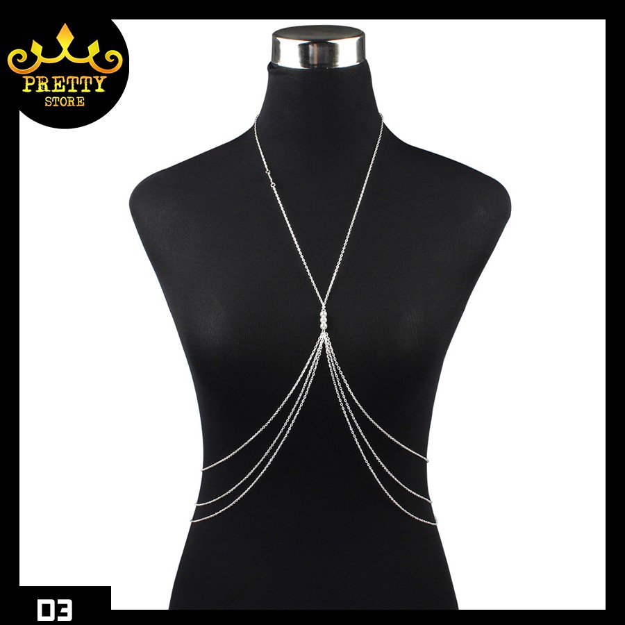 Body Chain – Trang Sức Cơ Thể. Phụ Kiện Phối Với Bikini Hoặc Trang Phục Dự Tiệc Để Làm Tăng Thêm Vẻ Kiêu Sa Của Bạn. | BigBuy360 - bigbuy360.vn