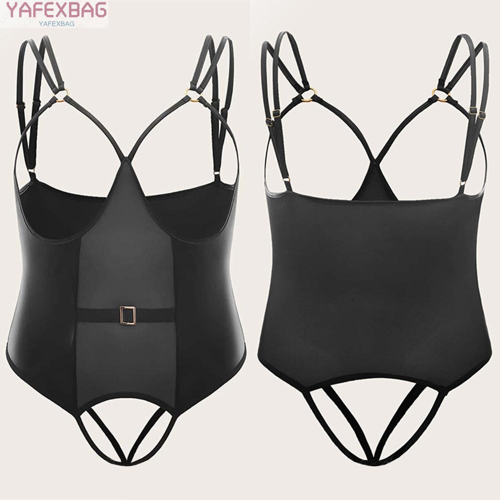 Women Wet Sexy Bodysuit Ladies Harness Lingerie Crotchless Underwear Sleepwear In Stock