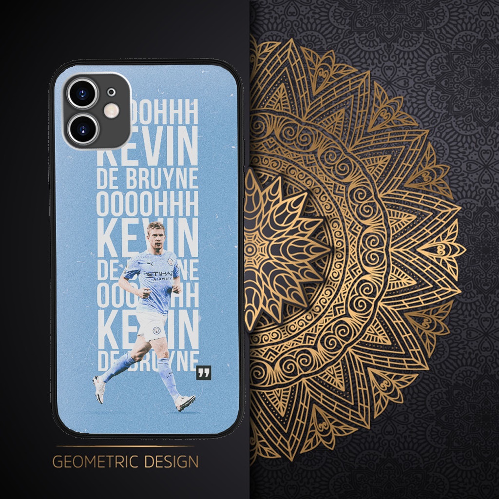 Ốp Lưng CLB MANCITY Ốp ĐT cậu thủ Kevin de Bruyne nền chữ độc lạ dành cho Iphone 5 đến 12 promax FOO20210120