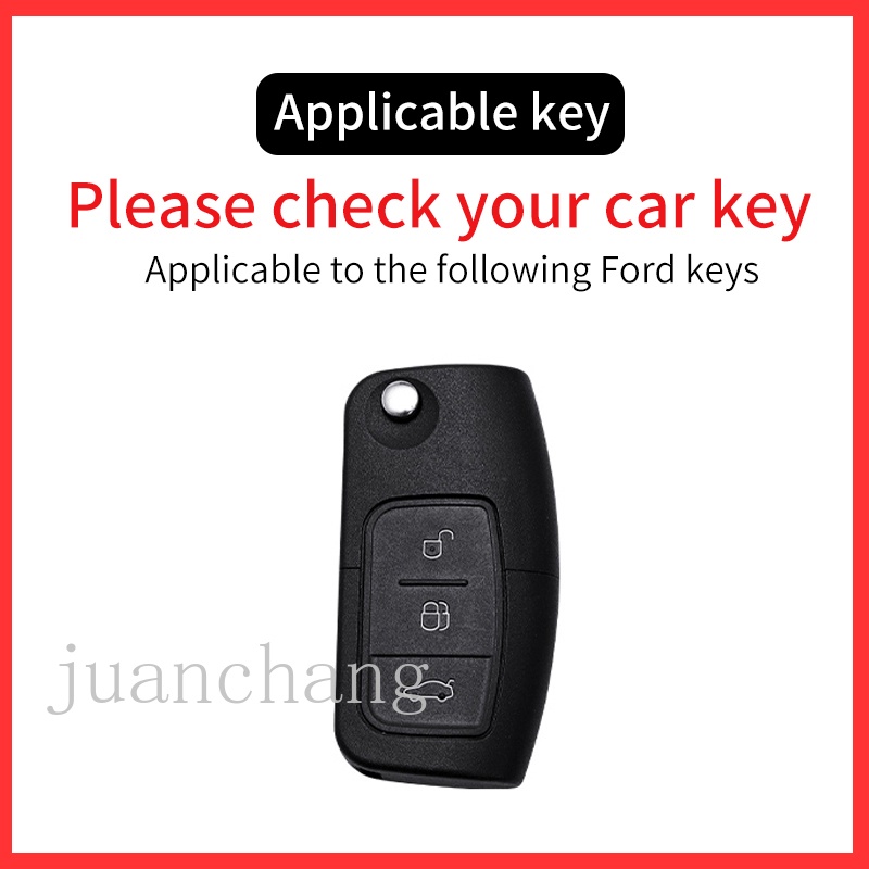 Vỏ chìa khóa điều khiển từ xa bằng TPU mềm 3 nút cho Ford Fiesta Focus 2 Ecosport Kuga Escape Falcon B-Max C-Max Eco Sport Galaxy