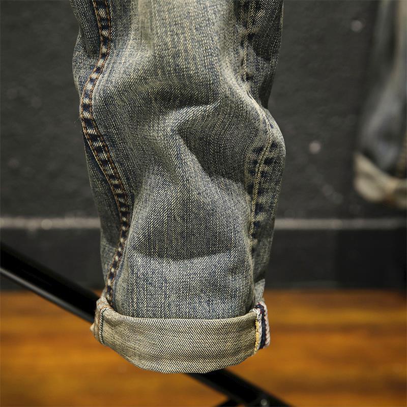 Quần Jeans Dài Rách Gối Thời Trang Dành Cho Nam