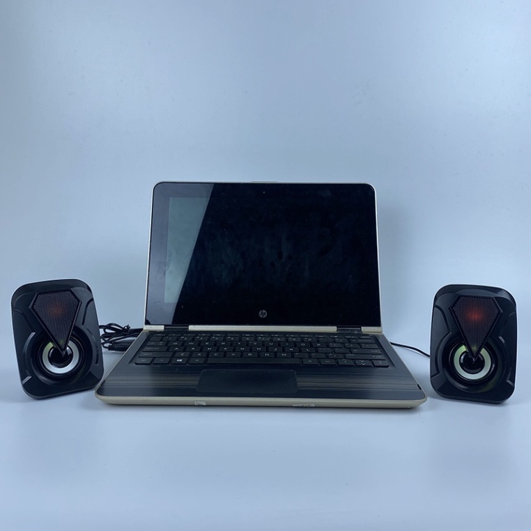 Loa máy tính vi tính mini LED để bàn, loa để bàn mini cho máy tính laptop