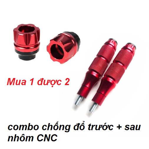 Bộ chống đổ trước sau nhôm Riroma