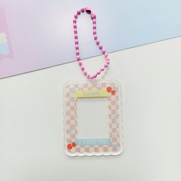 Ins Khung ảnh móc khóa acrylic