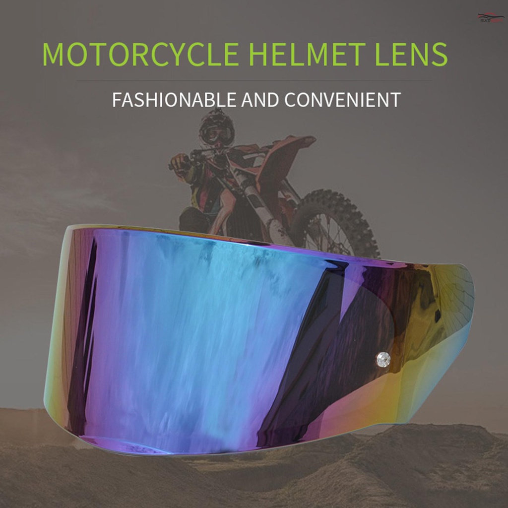 Motorcycle Anti-UV Anti-Scratch Helmets Lens Fashion Visor Wind Shield Lens Replacement for LS2 FF320 328 353 800