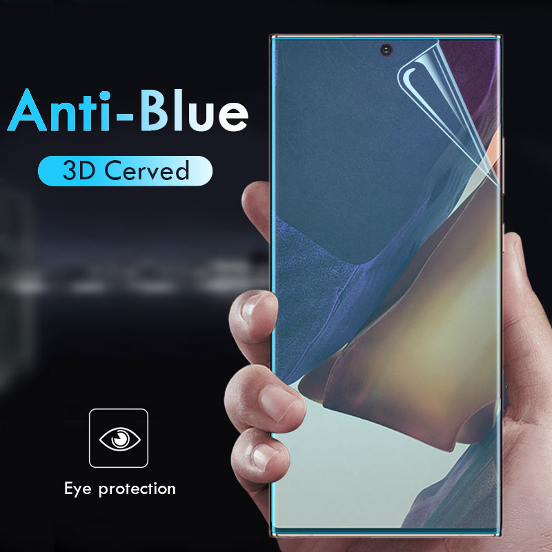 Miếng Dán PPF Chống Tia Sáng Xanh Full Màn Cho Samsung Galaxy S8 S9 S10 Plus S20 Fe S21 S22 Note 8 9 10 20 Ultra